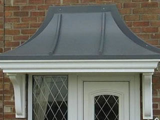 Sherbourne traditional overdoor GRP canopy